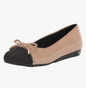 Anne Klein Womens Gable Ballet Flat